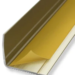 Floordirekt Seuil d'escalier Integral, Forme: L 30 x 20 mm Longueur: 90 cm, Auto-adhésif, Or