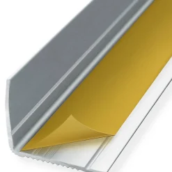 Floordirekt Seuil d'escalier Integral, Forme: L 30 x 20 mm Longueur: 100 cm, Auto-adhésif, Argent