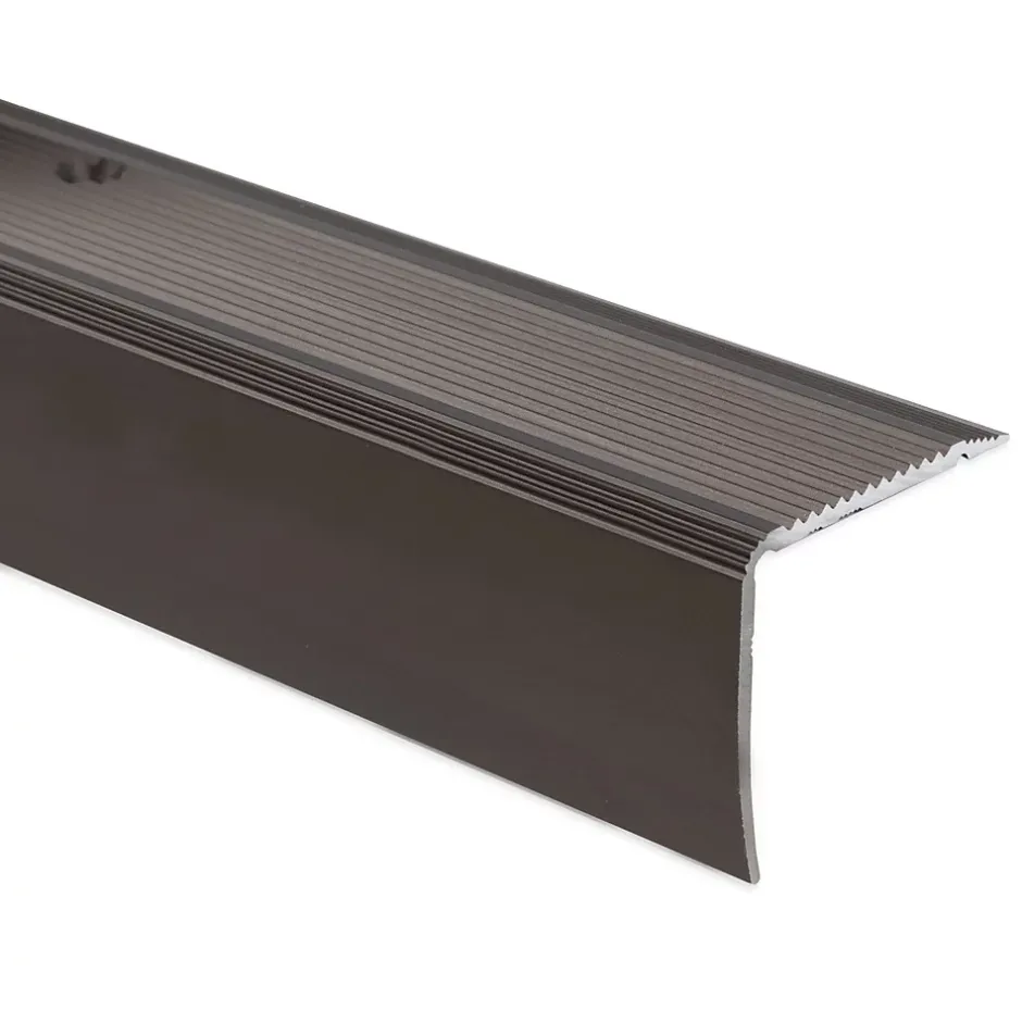 Floordirekt Seuil d'escalier Integral, Forme: L 30 x 20 mm Longueur: 90 cm, Auto-adhésif, Bronze