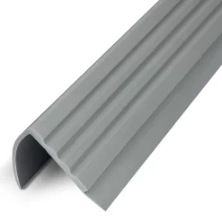 Floordirekt Seuil d'escalier Michigan PVC 45 x 42 mm Gris Longueur: 100 cm