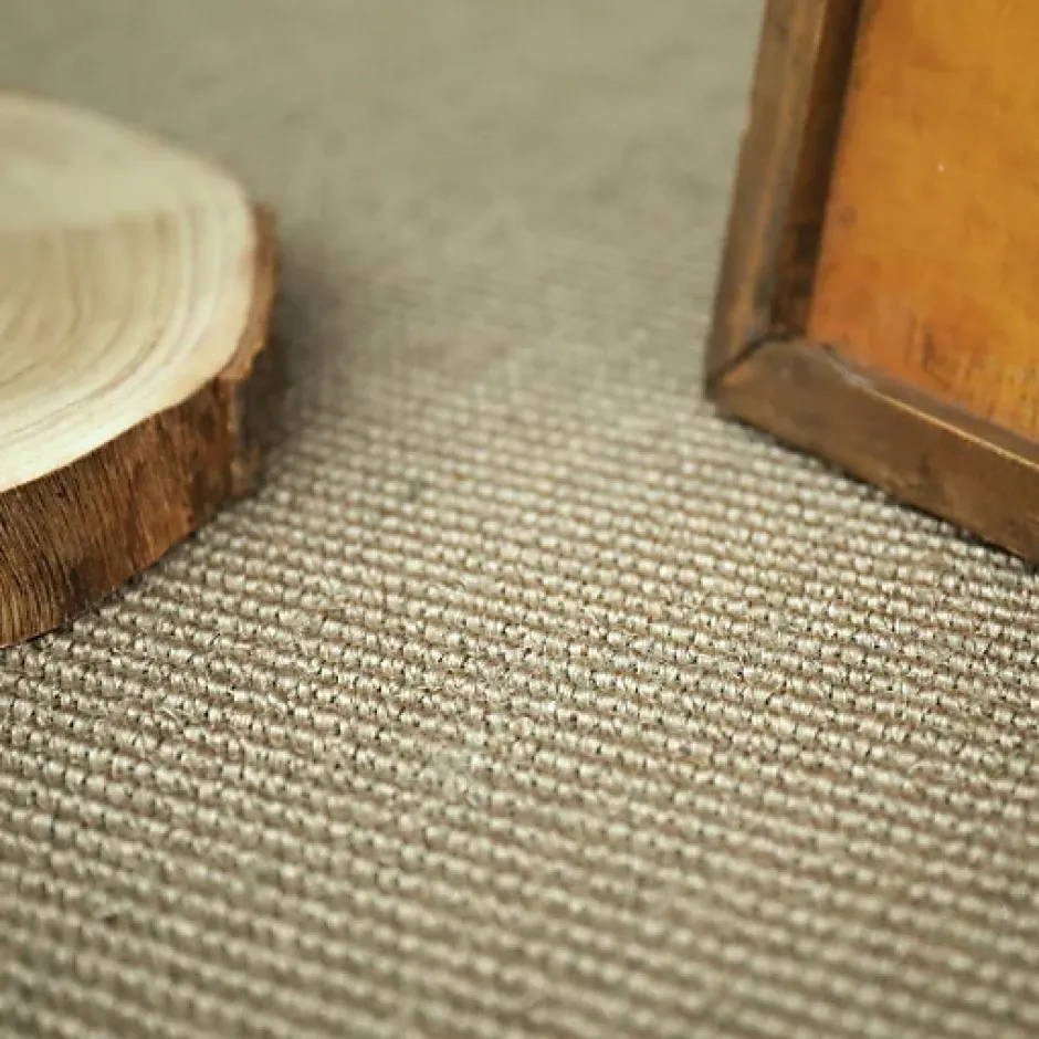 Décoweb Sisal Yucatan - Grège - Echantillon 15 x 20 cm