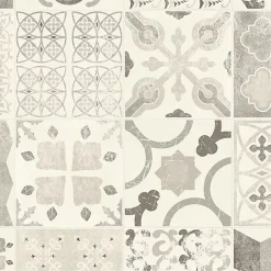 Sol Lino - Carreaux de ciment - Noir - Rouleau de 2m x 5m-Tarkett Hot