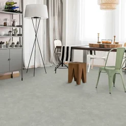 Sol Lino Imitation pierre calcaire grise - Rouleau de 3m x 4m-Décoweb Outlet