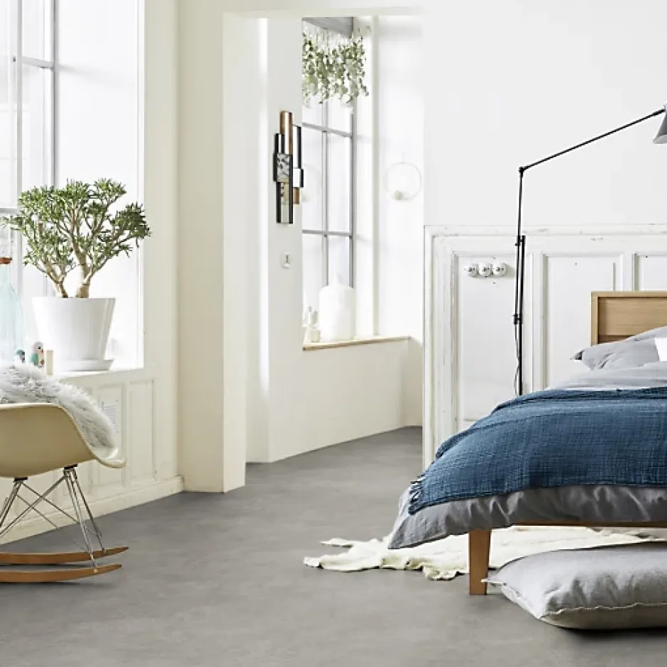 Sol PVC Best - Effet Béton Gris - Rouleau de 1m x 5m-Tarkett