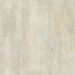 Sol PVC Envers Textile - Carrelage Grège - Rouleau de 4m x 4m-Tarkett Outlet