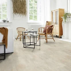 Sol PVC Envers Textile - Carrelage Grège - Rouleau de 4m x 4m-Tarkett Outlet