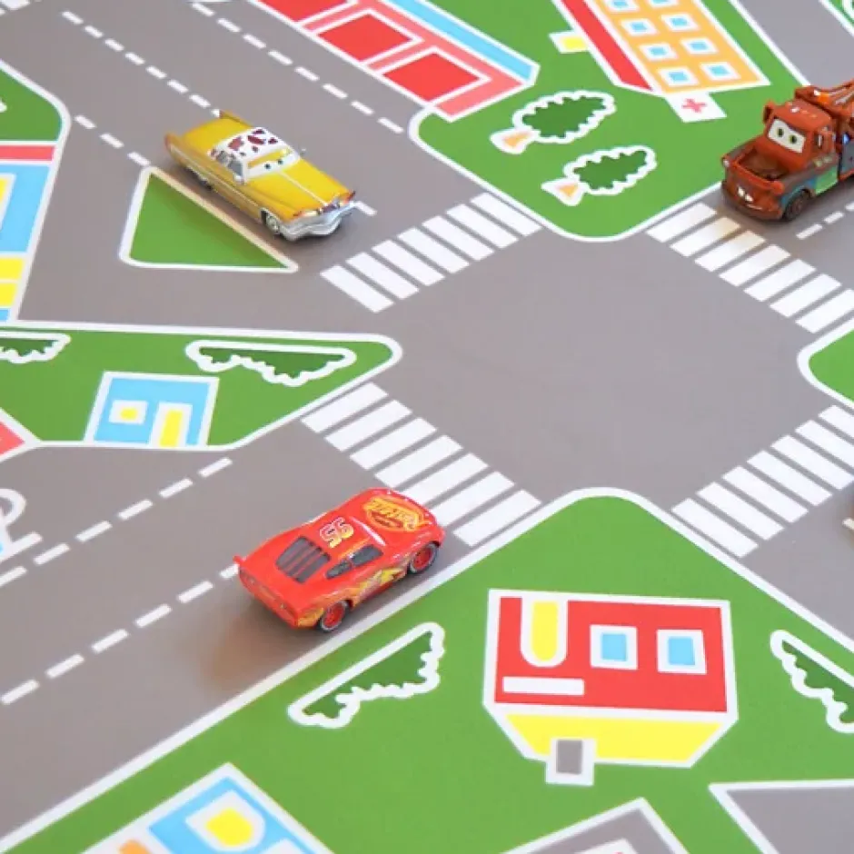 Sol PVC pour enfants - Rues de la ville verte - Echantillon 15 x 20 cm-Tarkett Discount