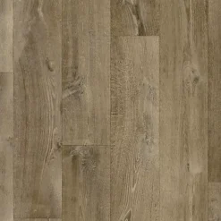 Décoweb Sol PVC textile Aspect parquet chêne brun - Rouleau de 4m x 5m