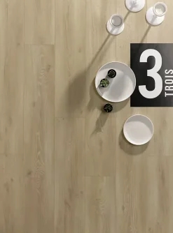 Sol stratifié à clipser Galaxie coloris naturel 8 mm l.128.6 x l.19.2 cm