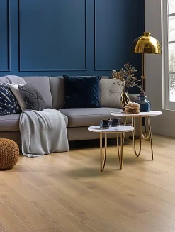 Sol stratifié Alicante , passage extrême AC6, effet chêne miel, L.128,6 cm x l.21,4 cm x ép.10 mm, résistant à l'eau-Homflor Online