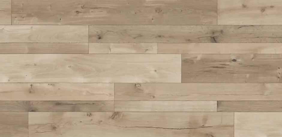 GoodHome Sol stratifié Bexhill , passage élevé AC4, effet chêne, L.138,3 cm x l.19,3 cm x ép.8 mm