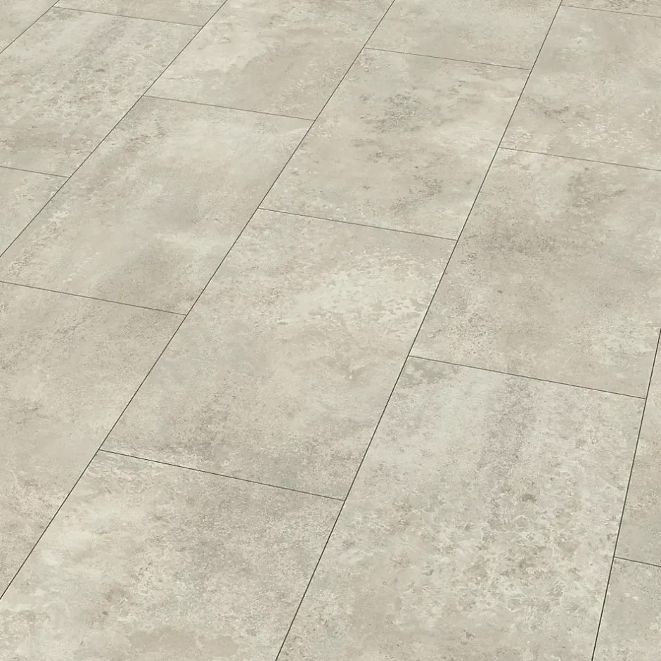 Sol stratifié clipsable Elstree aspect pierre naturelle 8 mm compatible pièces humides-GoodHome Discount