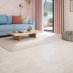 GoodHome Sol stratifié clipsable Helmsley chêne gris 12 mm