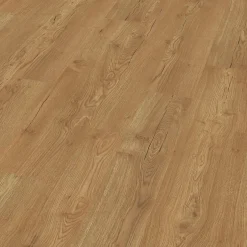 GoodHome Sol stratifié clipsable Helmsley chêne blond 12 mm