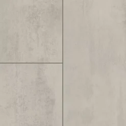 Sol stratifié clipsable Konkrete aspect béton gris 8 mm compatible pièces humides-GoodHome Best