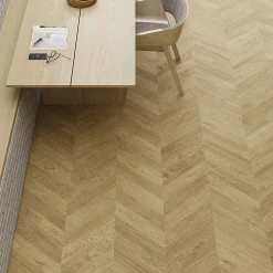 Sol stratifié clipsable Leyton chêne naturel 10 mm-GoodHome Hot