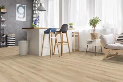 GoodHome Sol stratifié Ledbury aspect chêne 10mm - 128 cm x l.28 cm