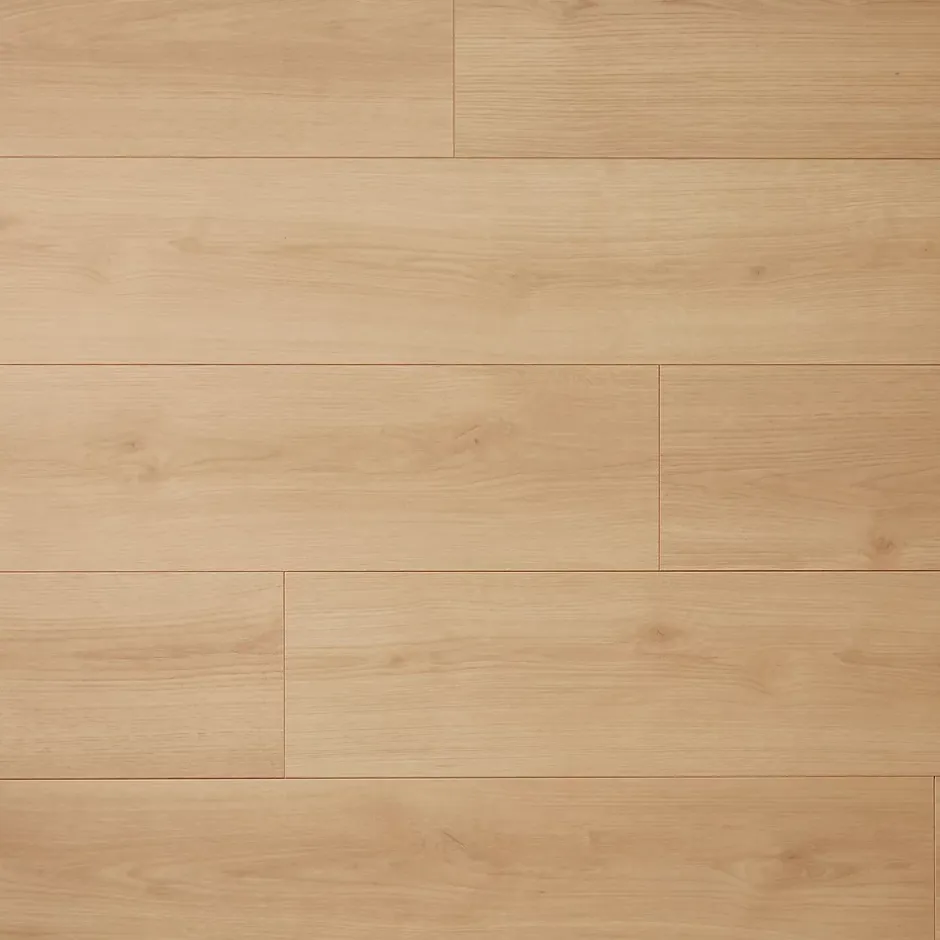 Sol stratifié Malton décor chêne naturel 10 mm l.138 x l.19,3 cm-GoodHome Sale