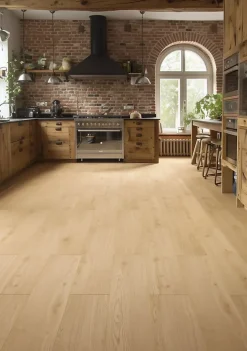 Sol stratifié Meknes , passage extrême AC6, effet chêne, L.128,6 cm x l.21,4 cm x ép.10 mm, résistant à l'eau-Homflor Best