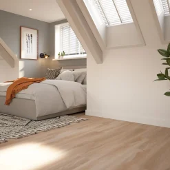 Sol stratifié Northfleet , passage modéré AC3, effet chêne, L.138,3 cm x l.19,3 cm x ép.7 mm-GoodHome New