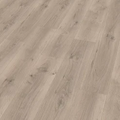 Sol stratifié passage intense AC5, effet bois brut grisé, Cress II-GoodHome