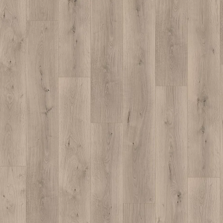 Sol stratifié passage intense AC5, effet bois brut grisé, Cress II-GoodHome