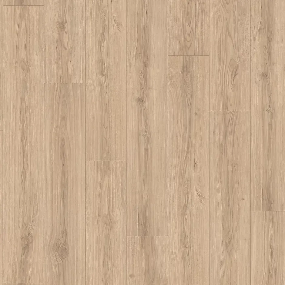 Sol stratifié Portsmouth, passage intense AC5, effet bois brut naturel brun L.129,2 x l.19,3cm x ép.8mm, résistant à l'eau- Sale