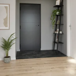 Sol stratifié Rowley , passage élevé AC4, effet chêne, L.129,2 cm x l.19,3 cm x ép.8 mm, résistant à l'eau-GoodHome Discount