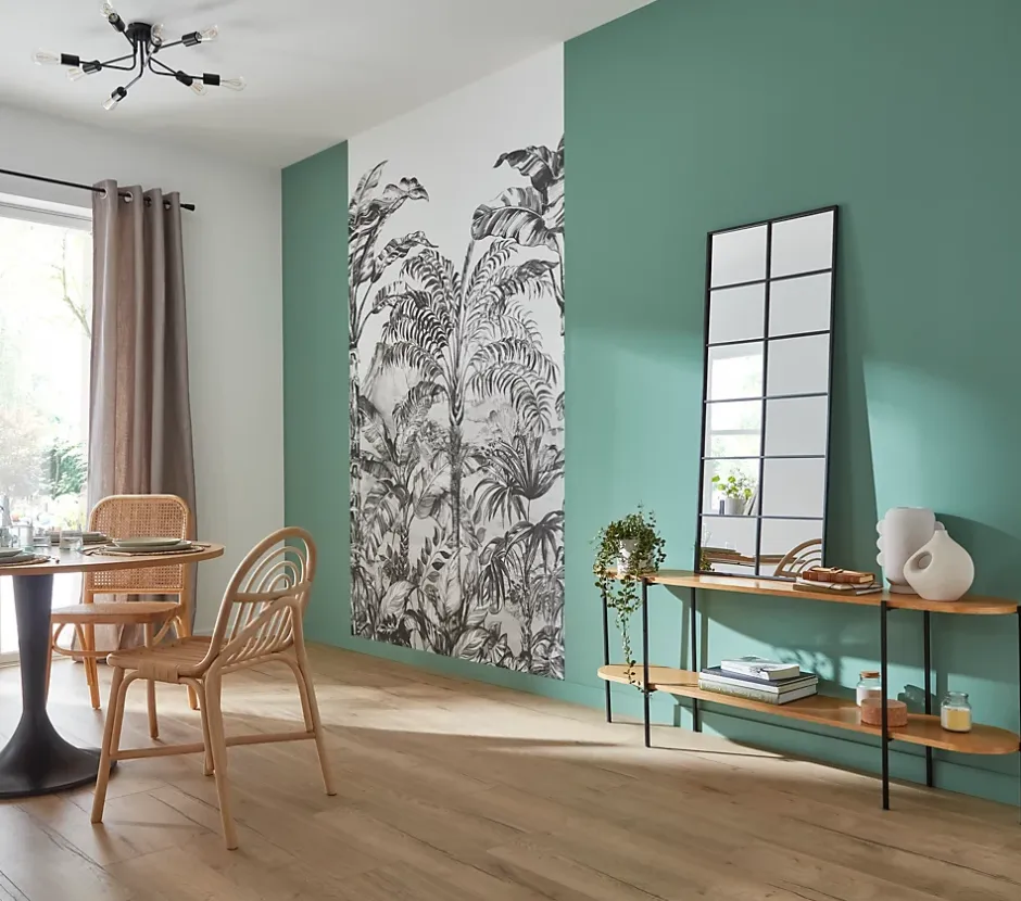 GoodHome Sol stratifié Shawford bois naturel L. 129,2 cm x l.19,3 x Ep.10 mm