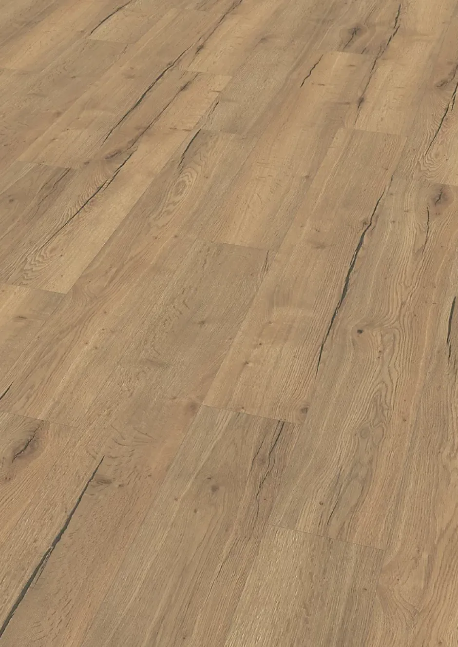 GoodHome Sol stratifié Shawford bois naturel L. 129,2 cm x l.19,3 x Ep.10 mm