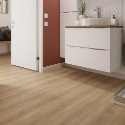 Sol stratifié Southwell , passage intense AC5, effet chêne, L.118,37 cm x l.19,1 cm x ép.10 mm, résistant à l'eau-GoodHome Sale