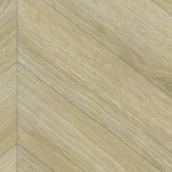 Décoweb Sol vinyle - imitation chêne clair à chevrons - Rouleau de 3m x 9m