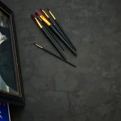 Sol vinyle Aspect béton vieilli noir minéral - Rouleau de 3m x 4m-Décoweb Best