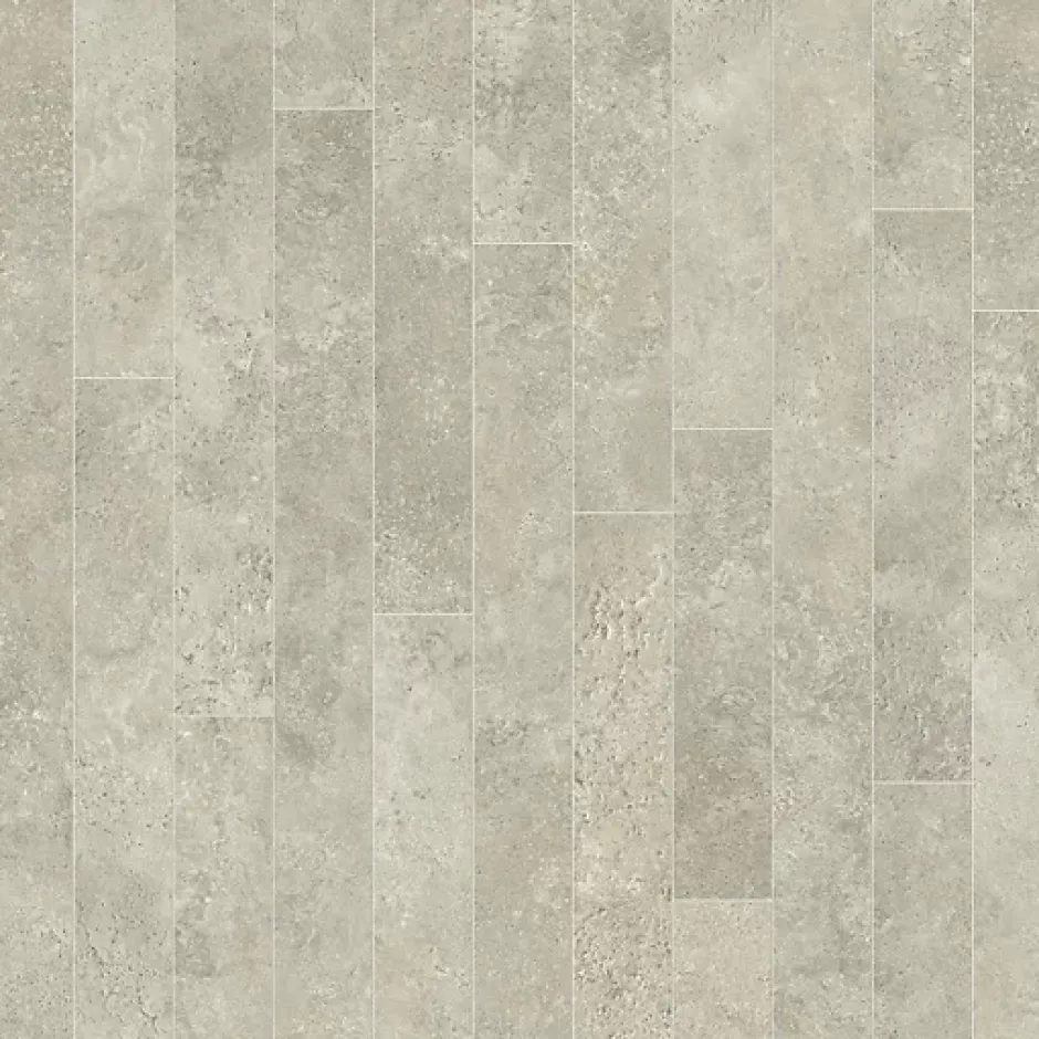 Décoweb Sol vinyle aspect Travertin contemporain Naturel - Rouleau de 2m x 2m