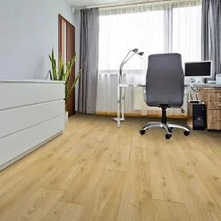 Décoweb Sol vinyle effet parquet brillant bois naturel - Echantillon 15 x 20 cm