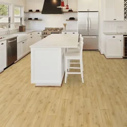 Sol vinyle effet parquet brillant bois naturel - Rouleau de 4m x 7m-Décoweb New