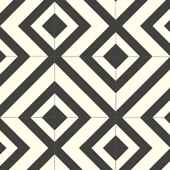 Décoweb Sol Vinyle Imitation Carrelage losange - Rouleau de 2m x 2m