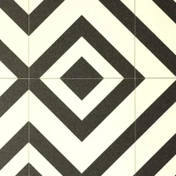 Décoweb Sol Vinyle Imitation Carrelage losange - Rouleau de 2m x 2m