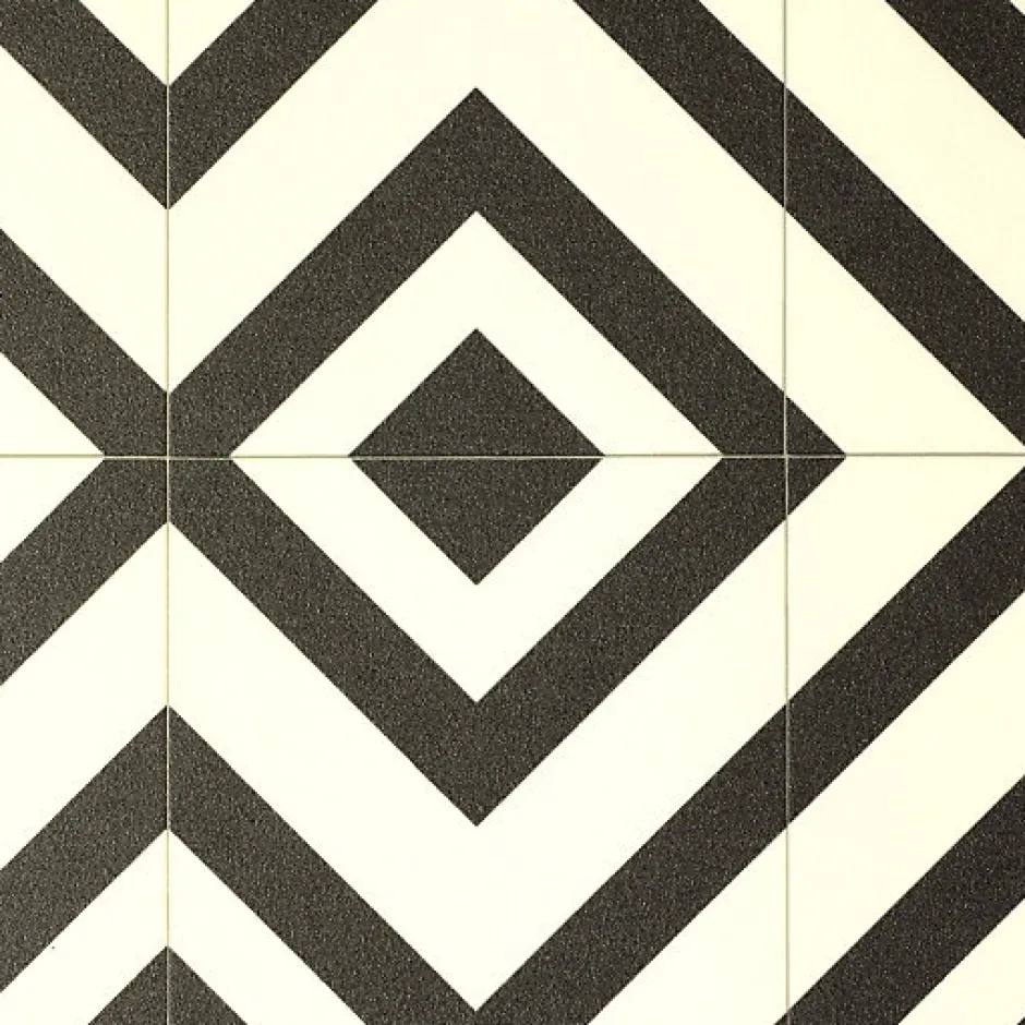 Décoweb Sol Vinyle Imitation Carrelage losange - Rouleau de 2m x 2m