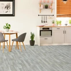 Sol Vinyle Imitation parquet gris clair - Rouleau de 4m x 4m-Décoweb Best