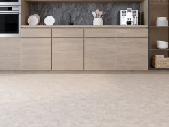 Unilin Sol vinyle rouleau Ecofloor effet béton beige L.4m IVC ( vendu à la coupe au m²)