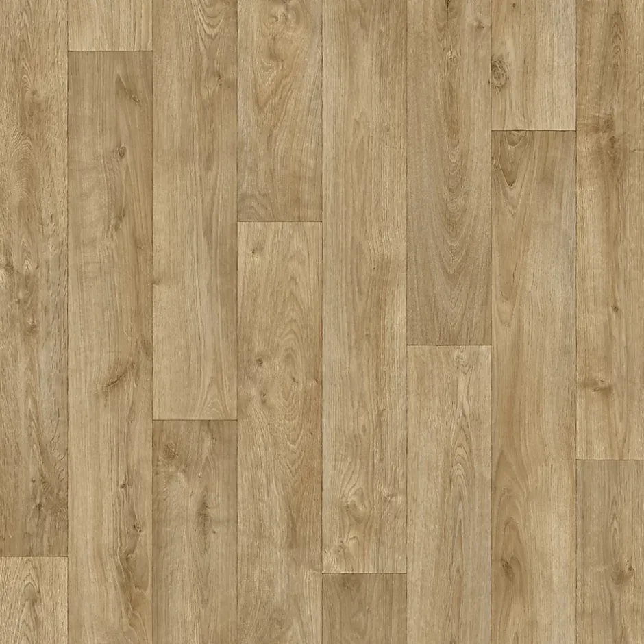 Sol vinyle rouleau Genova effet chêne miel L.2m IVC-Unilin Discount