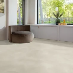 Sol vinyle Textile - Effet béton lissé gris centaure - Rouleau de 3m x 2m-Décoweb Best