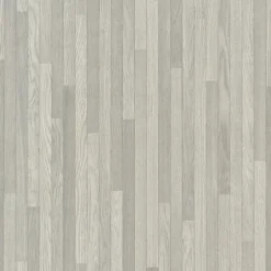 Décoweb Sol vinyle Textile - effet parquet lames étroites grises - Rouleau de 4m x 6m