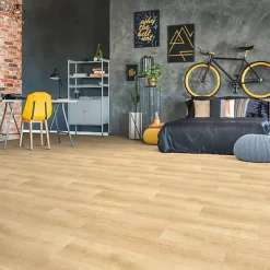 Sol Vinyle Textile - Imitation parquet naturel - Rouleau de 2m x 9m-Décoweb Clearance