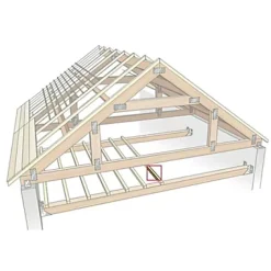 Solivette traitée 175 x 32 mm, L.3 m