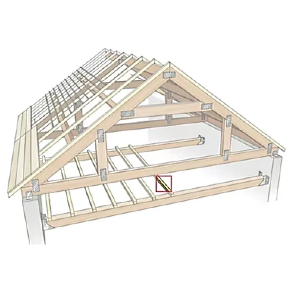 Solivette traitée 145 x 45 mm, L.2,4 m
