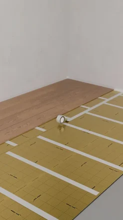 Selit Sous-couche pour stratifié AC Pro+ 10 mm isolante thermique et acoustique – 6 m²