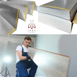 Ikhemalarka Sous-couche sol vinyle LVT 10m2 isolation phonique thermique resistance pression 400 kPa