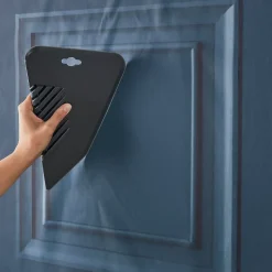 GoodHome Spatule à maroufler pour papier peint 28cm gris